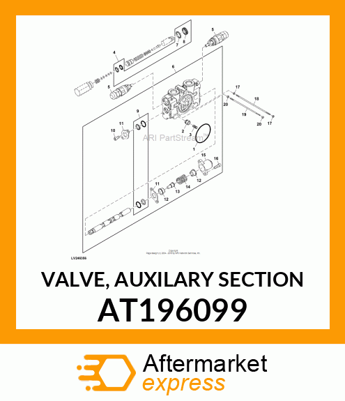 VALVE, AUXILARY SECTION AT196099