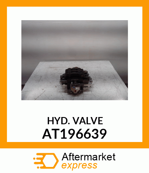 Hyd Actuated Control Valve - VALVE, 5 FUN BACKHOE (PILOTS) AT196639