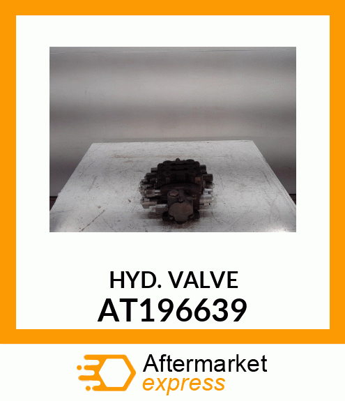 Hyd Actuated Control Valve - VALVE, 5 FUN BACKHOE (PILOTS) AT196639