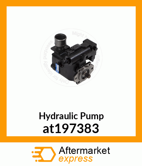 HYDRAULIC PUMP, PUMP, HYDRAULIC OI at197383