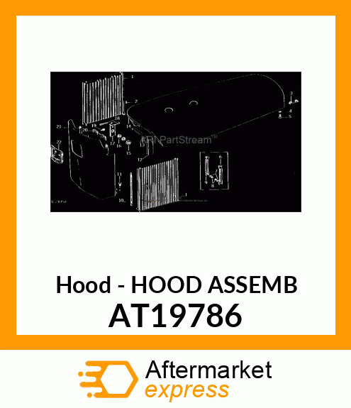 Hood - HOOD ASSEMB AT19786