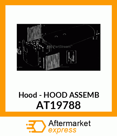 Hood - HOOD ASSEMB AT19788