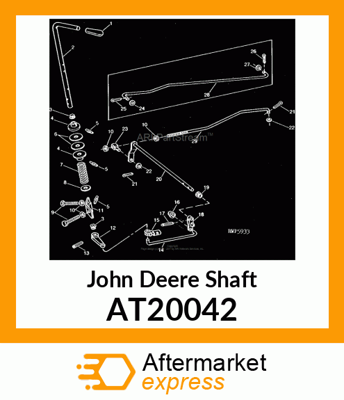 SHAFT SPEED CONTROL W/ARM AT20042