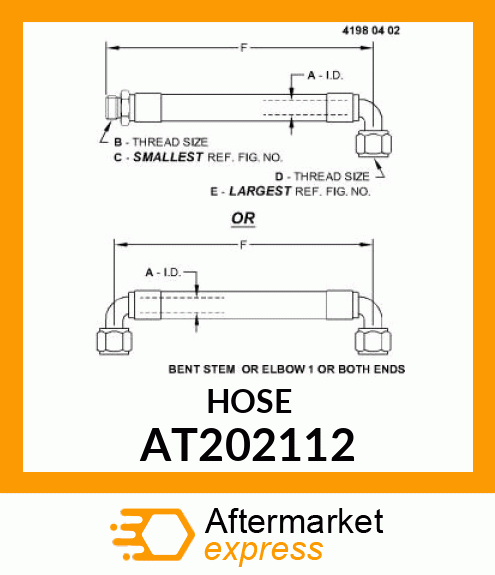 HOSE, HYDRAULIC AT202112