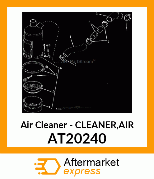 Air Cleaner - CLEANER,AIR AT20240