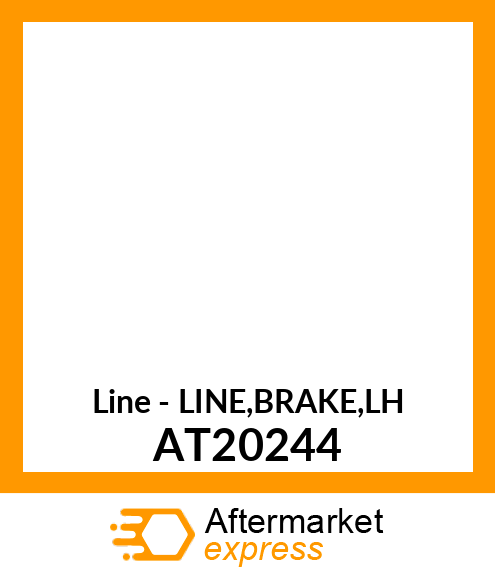 Line - LINE,BRAKE,LH AT20244