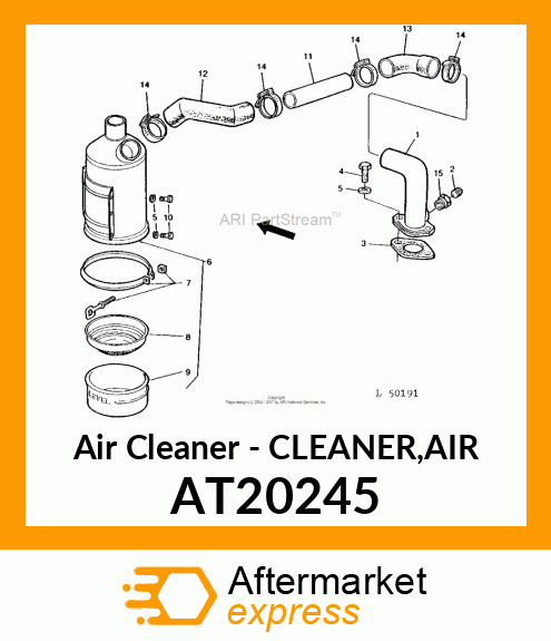 Air Cleaner - CLEANER,AIR AT20245