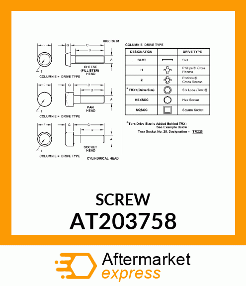 SCREW AT203758