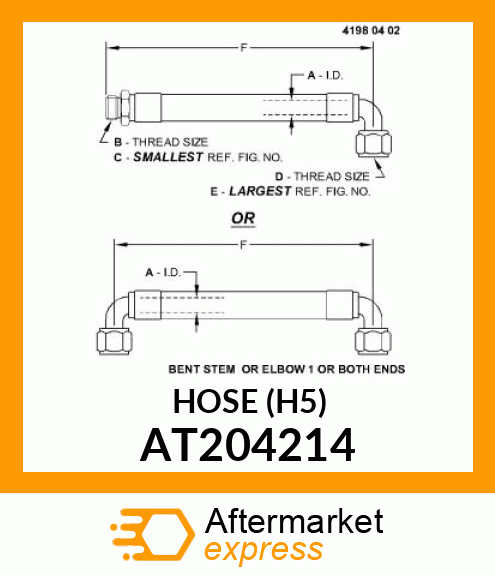 HOSE (H5) AT204214