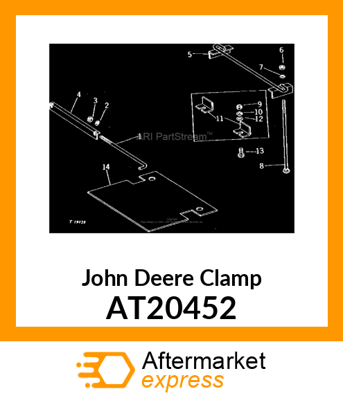 CLAMP,BATTERY,ASSEMBLY AT20452