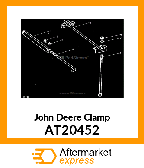 CLAMP,BATTERY,ASSEMBLY AT20452