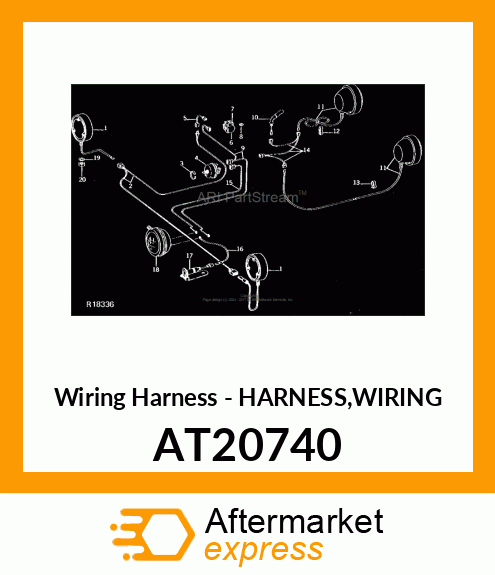 Wiring Harness - HARNESS,WIRING AT20740