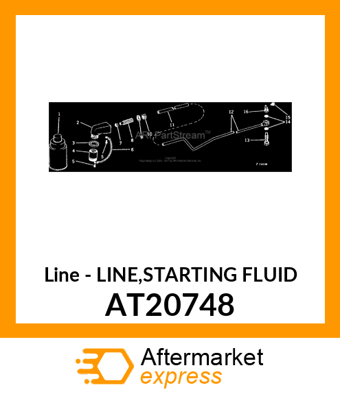 Line - LINE,STARTING FLUID AT20748
