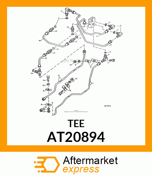 TEE,ADJUSTABLE AT20894