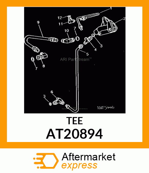 TEE,ADJUSTABLE AT20894