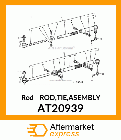 Rod - ROD,TIE,ASEMBLY AT20939