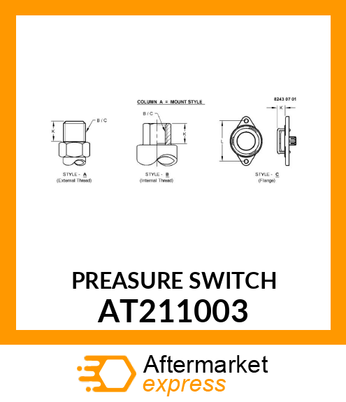 SWITCH, PRESS W/ TIME DELAY AT211003