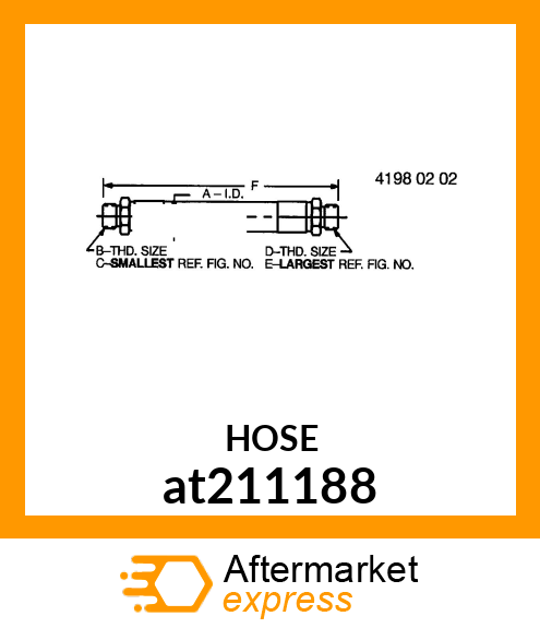 HOSE, FUEL SUCTION at211188