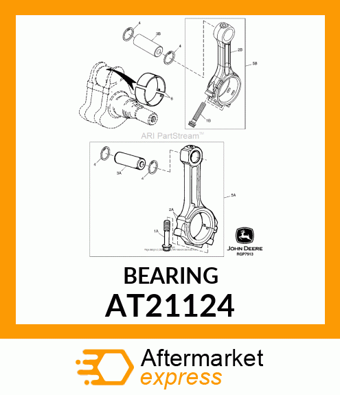 BEARING KIT,.010 UNDER CONNECTING R AT21124