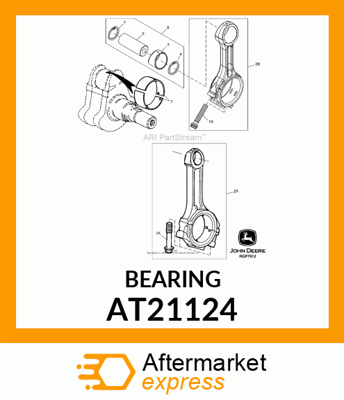 BEARING KIT,.010 UNDER CONNECTING R AT21124