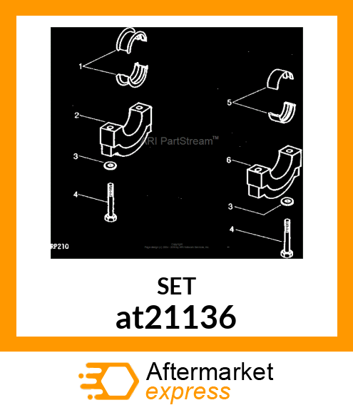 BEARING,MAIN THRUST(.762MM)UNDERSIZ at21136