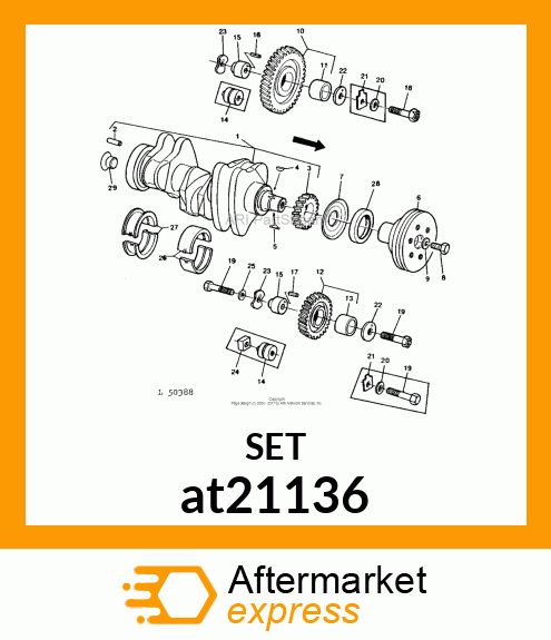 BEARING,MAIN THRUST(.762MM)UNDERSIZ at21136