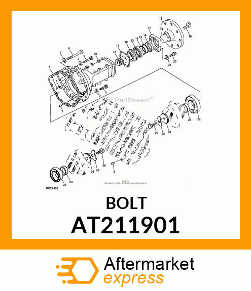 BOLT W/WASHER AT211901