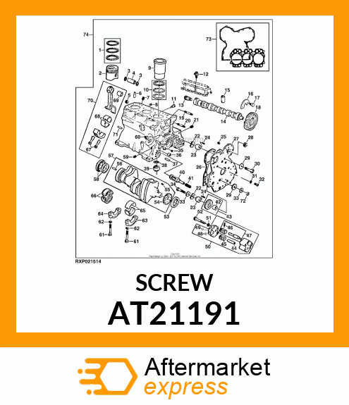 SCREW,SET AT21191