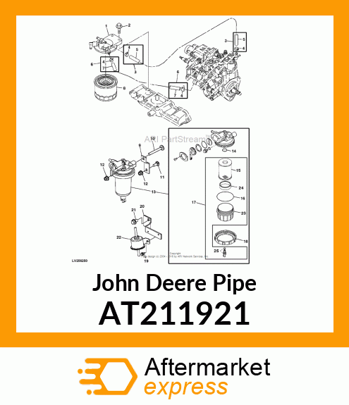 PIPE ASSEMBLY, FUEL AT211921