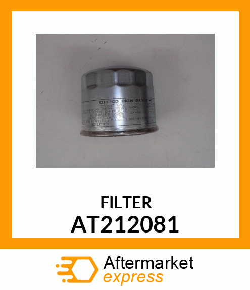 FILTER, FUEL OIL AT212081