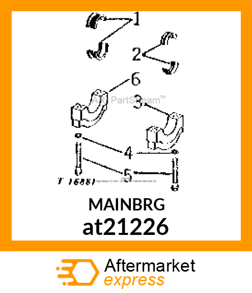 BEARING CAP, MAIN BEARING at21226