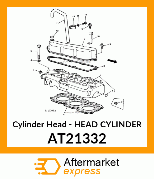 Cylinder Head - HEAD CYLINDER AT21332