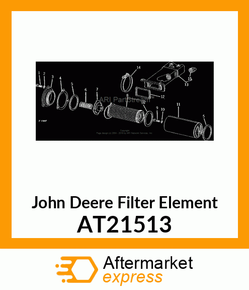 ELEMENT ,OIL FILTER AT21513