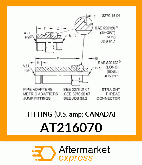 FITTING (U.S. amp; CANADA) AT216070