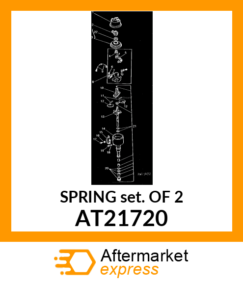 Spring - SPRING,GOVERNOR WEIGHT AT21720