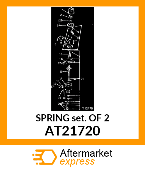 Spring - SPRING,GOVERNOR WEIGHT AT21720