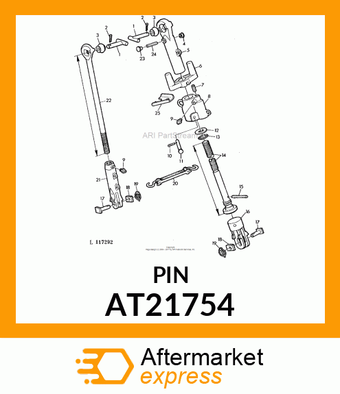 PIN,W/HANDLE AT21754