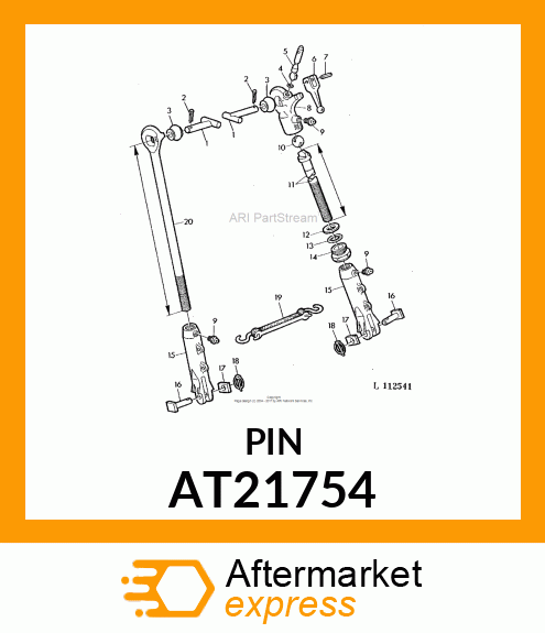 PIN,W/HANDLE AT21754