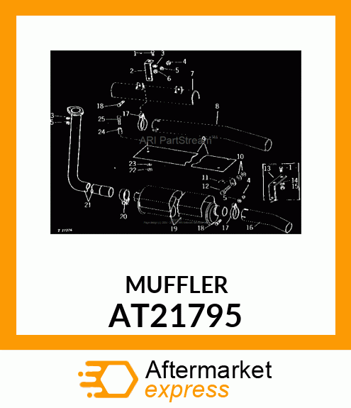 MUFFLER AT21795