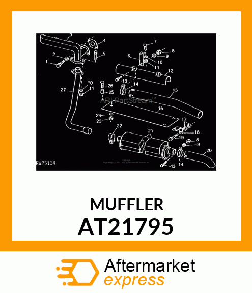 MUFFLER AT21795