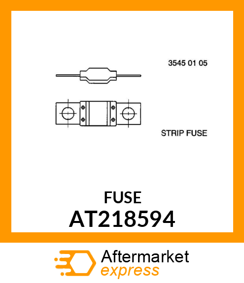 MTA STRIP FUSE 125A, GREEN AT218594