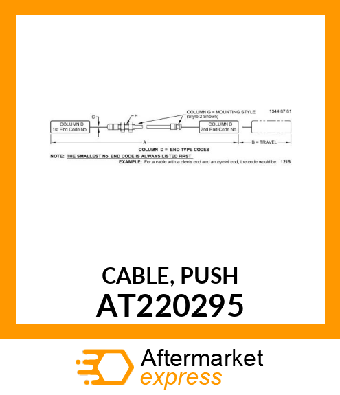 CABLE, PUSH AT220295