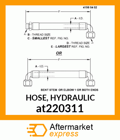 HOSE, HYDRAULIC at220311