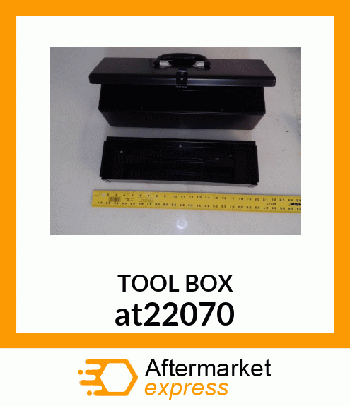 TOOLBOX, WITH TRAY at22070