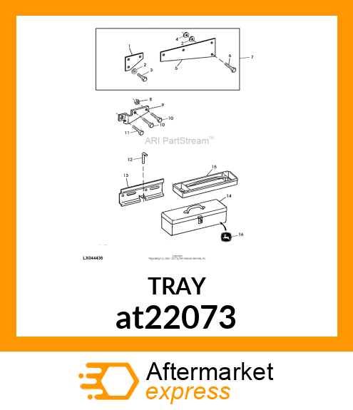 TRAY, TOOL at22073