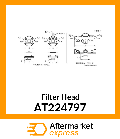 FILTER HEAD AT224797