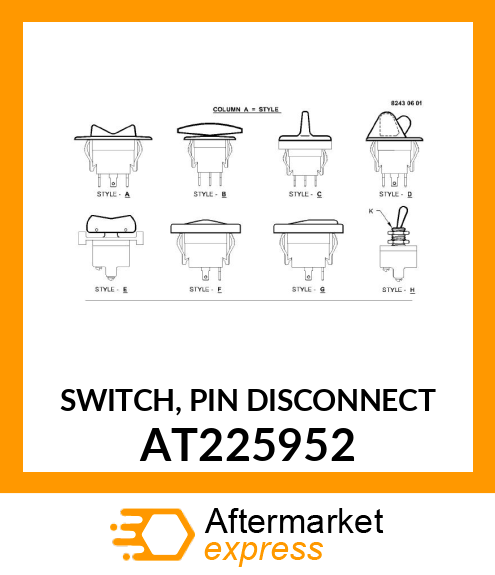 SWITCH, PIN DISCONNECT AT225952