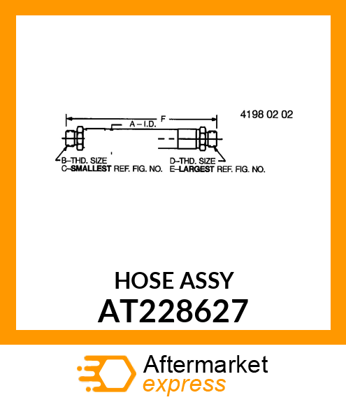 HOSE, FUEL RETURN AT228627