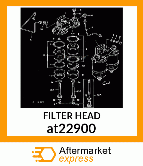 FILTER HEAD at22900