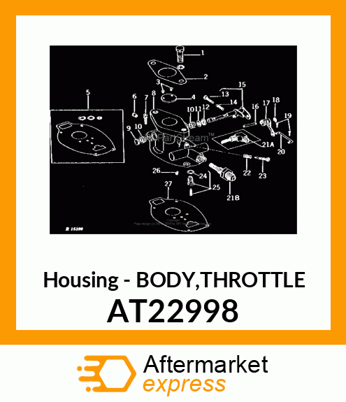 Housing - BODY,THROTTLE AT22998